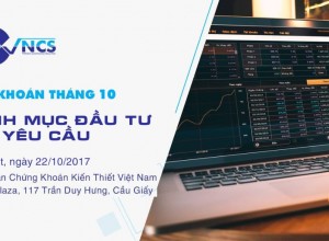 Cafe chứng khoán tháng 10 - Tư vấn danh mục đầu tư theo yêu cầu