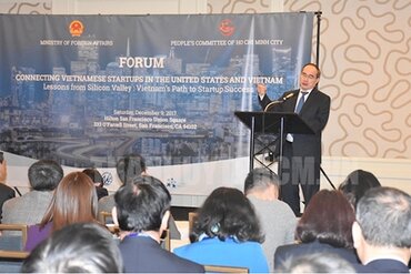 实现旅居美国越南人与越南创新创业企业互联互通