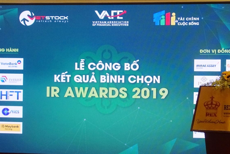 2019年越南最佳投资者关系上市公司获表彰