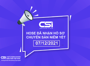 HOSE nhận hồ sơ niêm yết của CTCP Chứng khoán Kiến Thiết Việt Nam