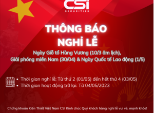 Thông báo nghỉ lễ Giỗ tổ Hùng Vương, Giải phóng miền Nam và Ngày Quốc tế Lao động năm 2023)