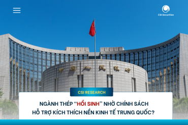 Ngành thép "Hồi sinh" nhờ gói hỗ trợ kích thích kinh tế của Chính phủ Trung Quốc?