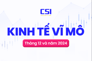Báo cáo kinh tế vĩ mô tháng 12 & năm 2024