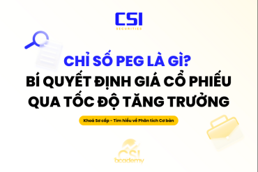 Chỉ số PEG là gì? Bí quyết định giá cổ phiếu qua tốc độ tăng trưởng