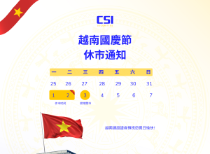 越南國慶節休市通知