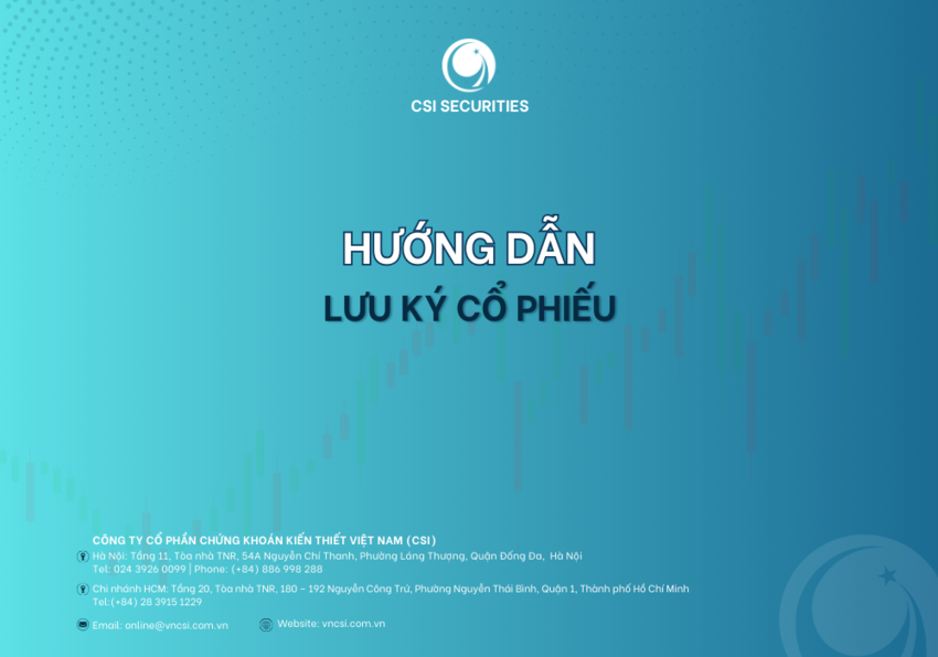 Hướng dẫn lưu ký cổ phiếu