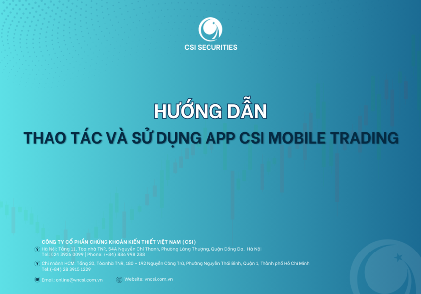 Hướng dẫn sử dụng Mobile Trading