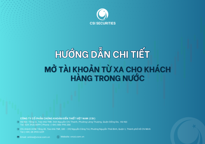 Hướng dẫn chi tiết mở tài khoản từ xa cho khách hàng cá nhân trong nước